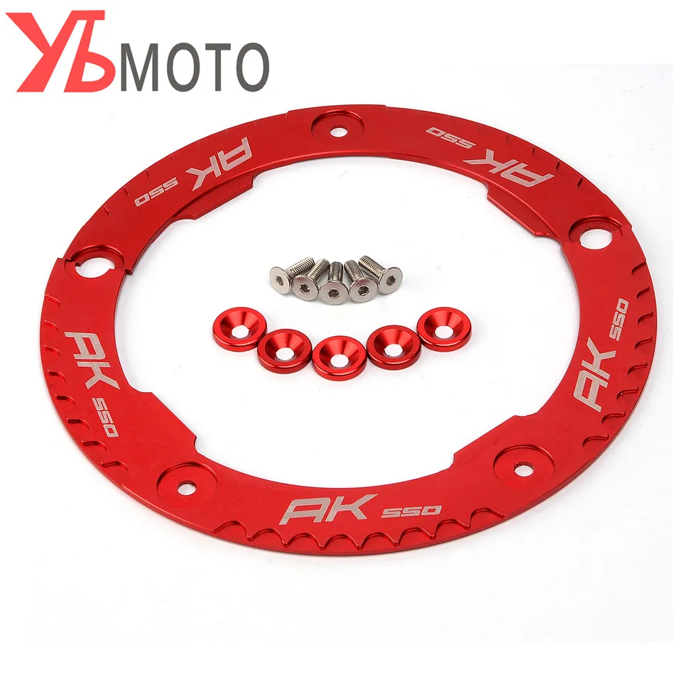 Accessories Motorcycle Aluminum Transmission Belt Pulley Protective Cover For KYMCO AK550 AK 550  2017 2018 2019 2020