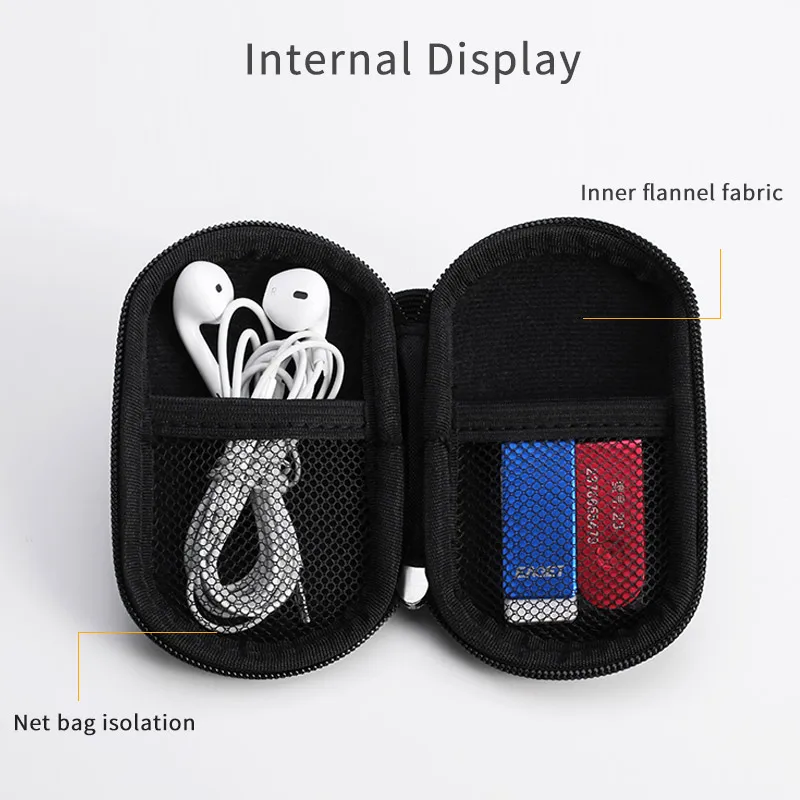 Original USB Flash Drive Carry Case Bag Protection Case Storage Hold bag Earphone Case Cable Organiser Accessories Storage Box