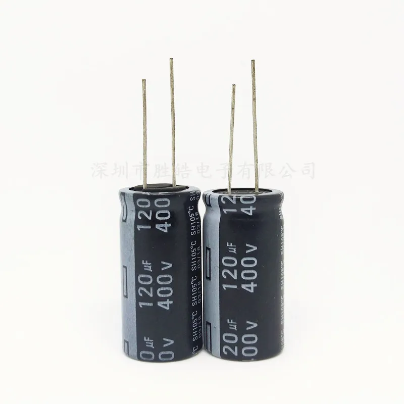 

2pcs/lot 400V 120UF High Frequency Low Impedance 400V120UF Aluminum Electrolytic Capacitor Size：18*30（MM）