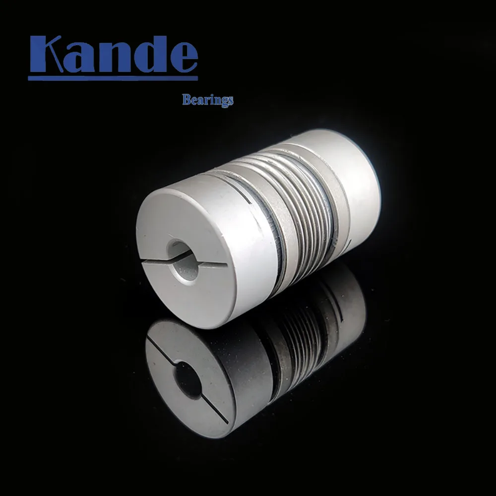 Kande Bearings 1pc Corrugated Coupling  D16L28 3/4/5/6/6.35/8mm CNC Aluminium Alloy for Stepper Motor 3D Printer  Couple