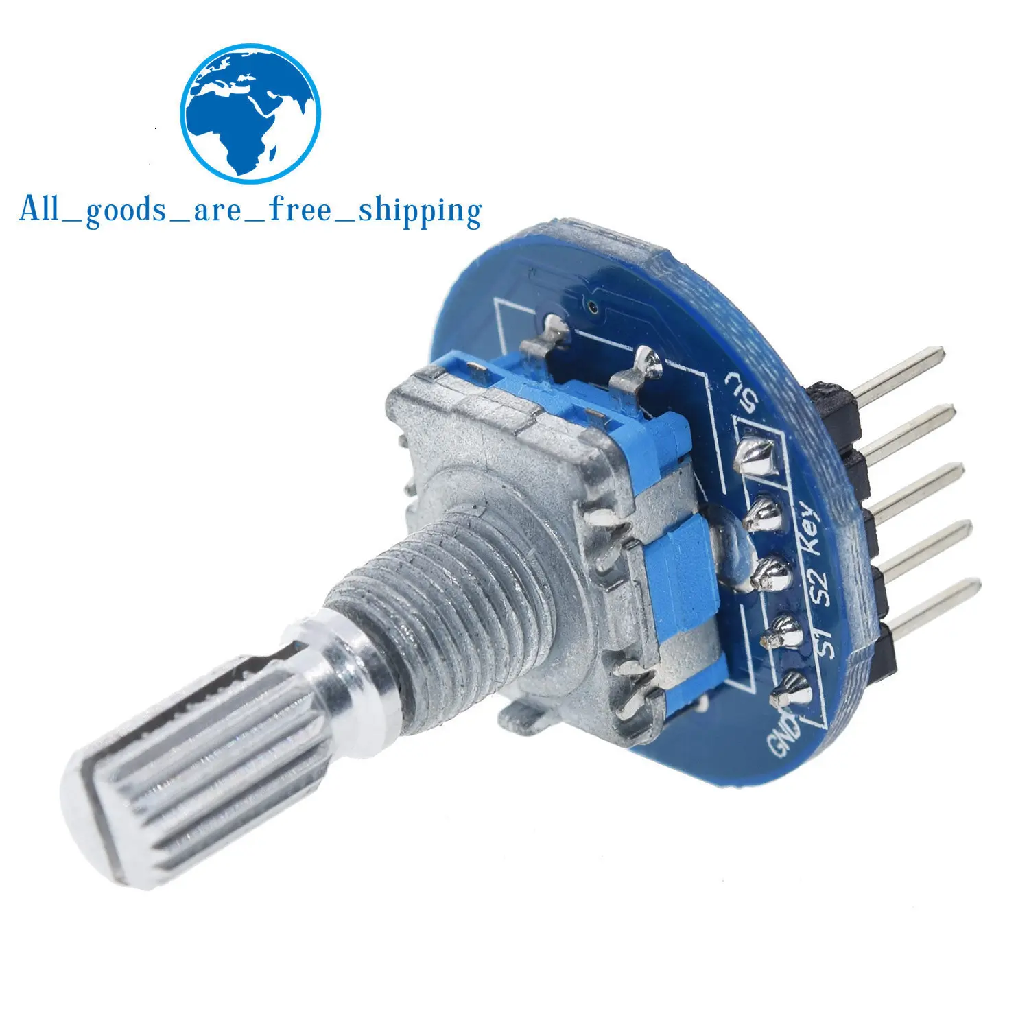 TZT 1/3PCS Drehgeber Modul für Arduino Ziegel Sensor Entwicklung Runde Audio Rotierenden Potentiometer Knopf Kappe EC11 – Detail 5