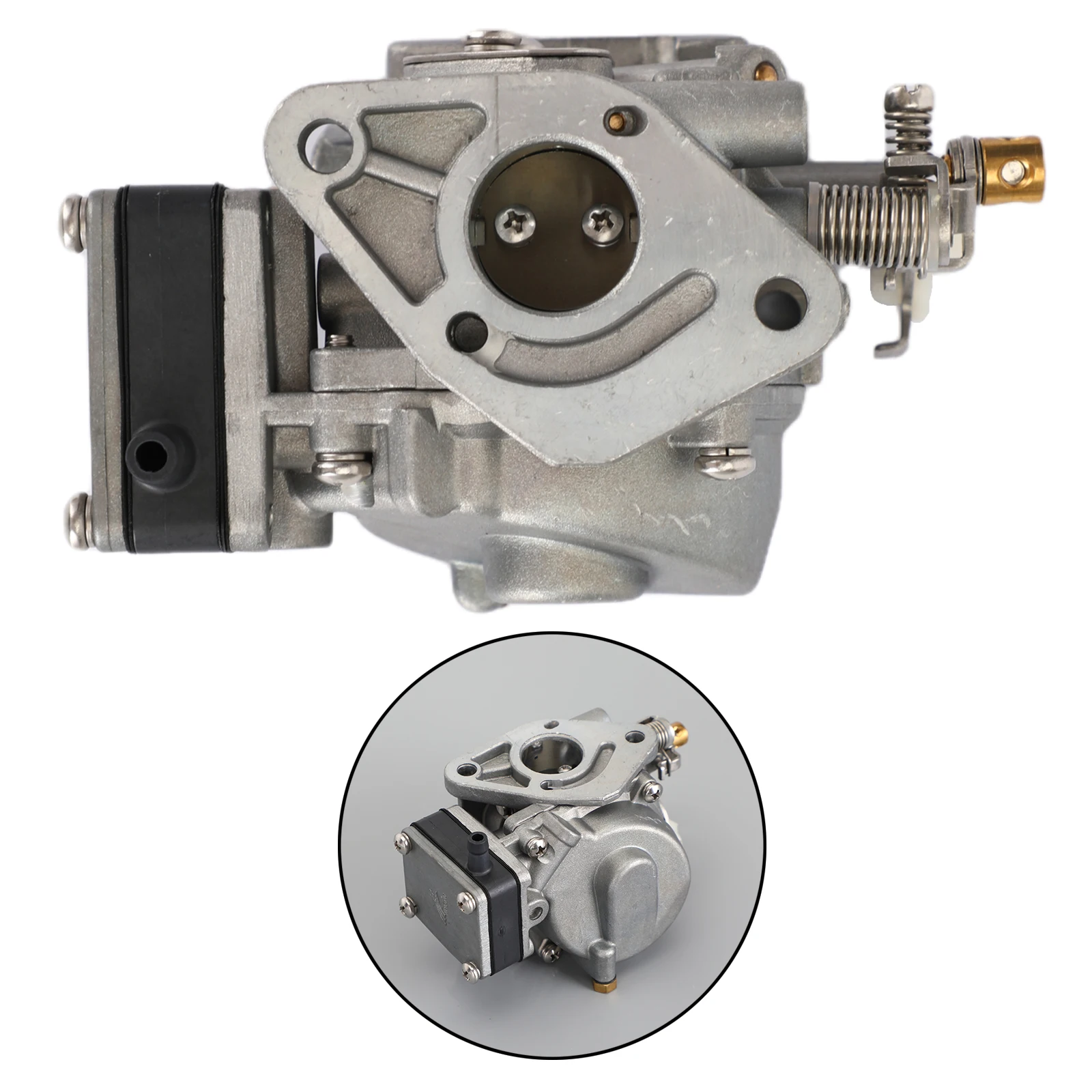 

Topteng Boat Engine Outboard Carburetor Carb Assembly 812648 Replacement for Mercury Motorcycle Accessories