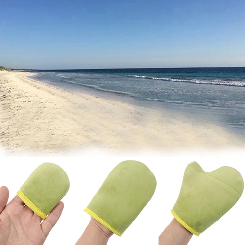 Imagen 2 del producto Guantes de autobronceador reutilizables para el cuerpo, crema, loción, Mousse, limpieza corporal, novedad