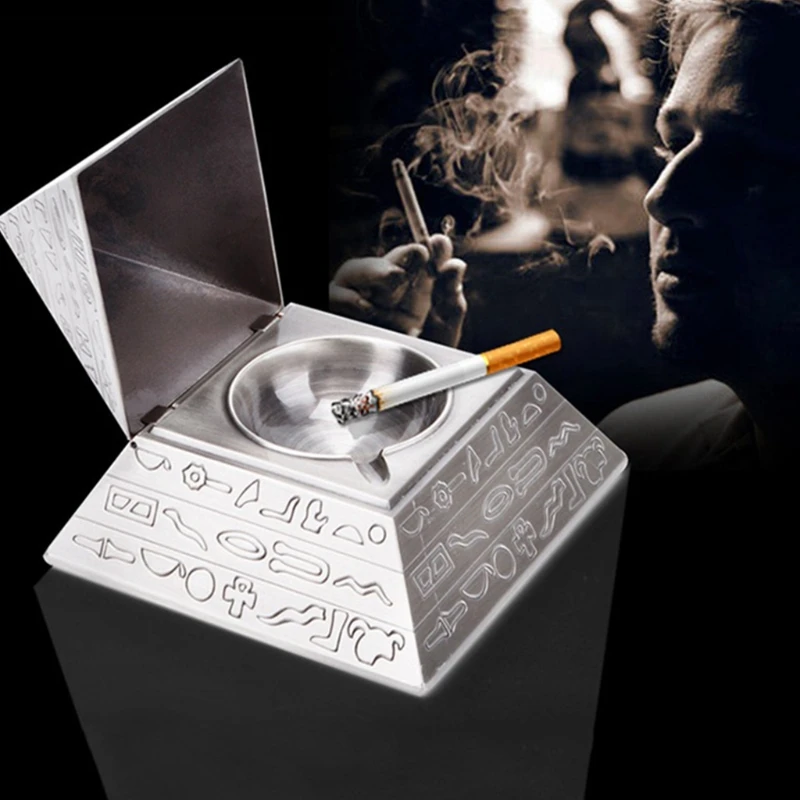 

Pyramid Ashtray Epoxy Resin Mold Smoke Ash Storage Box Casting Silicone Mould DIY Crafts Ornaments Making Tools