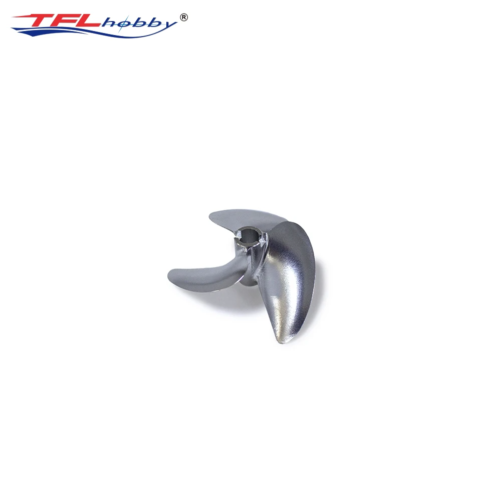 TFL Hobby 3 Blade O-Series Aperture=6.35mm Height=19mm Diameter=56mm CNC 7075 Alloy Contrarotate Propeller for RC boat