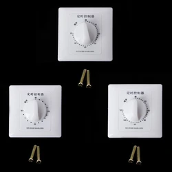 AC 220V Timer Switch Control Pump Mechanical Countdown Control Interruptor 30/60/120 Minutes For Fan, Water Heater, Pump, Router
