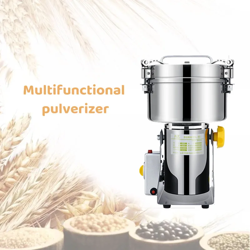 2500g 220V/110V Chinese Medicine Grinder Grain Mill Electric Grinding Machine Nut Herbs Crusher Miller Shredder Pulverizer