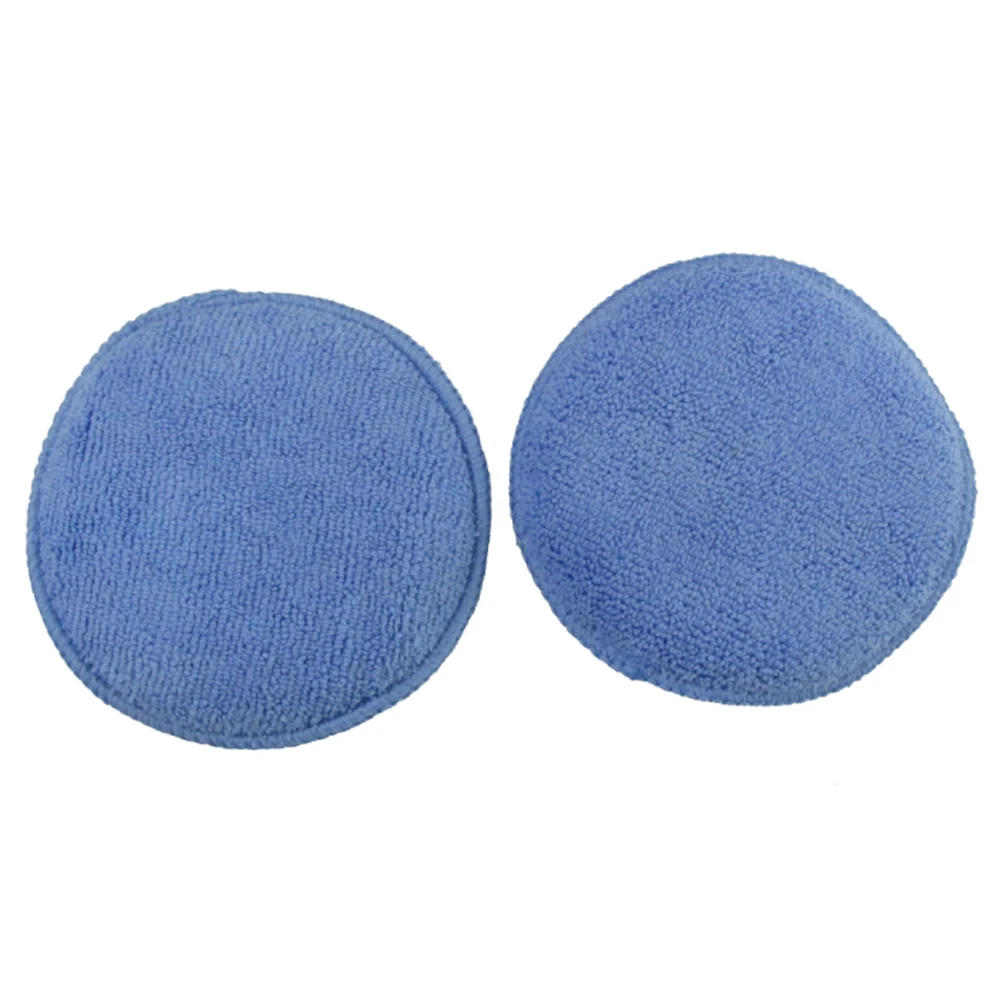 10 Pcs 5นิ้วนุ่มทำความสะอาดรถอุปกรณ์เสริมโฟม Applicator ขี้ผึ้งฟองน้ำลบฝุ่น Care Auto Polishing Pad