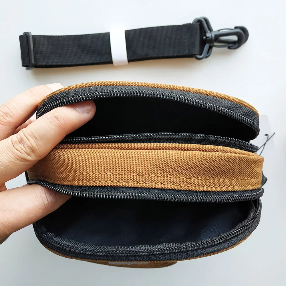 Bolsa de mensajero para teléfono móvil, bolso de hombro Hobos, bolso de ocio de viaje, contenedor interior, bolsa de pañales de lona Unisex