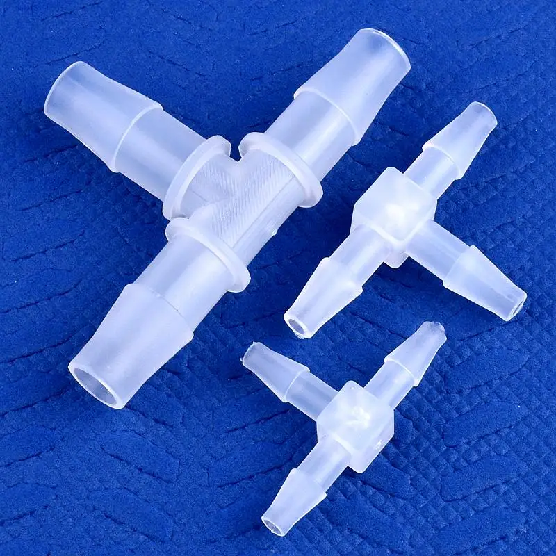 5~200pcs 1.6~15.8mm Plastic Tee Connectors Aquarium Fish Tank Adapter Air Pump Hose Pagoda Joints Irrigation System Pipe Joint