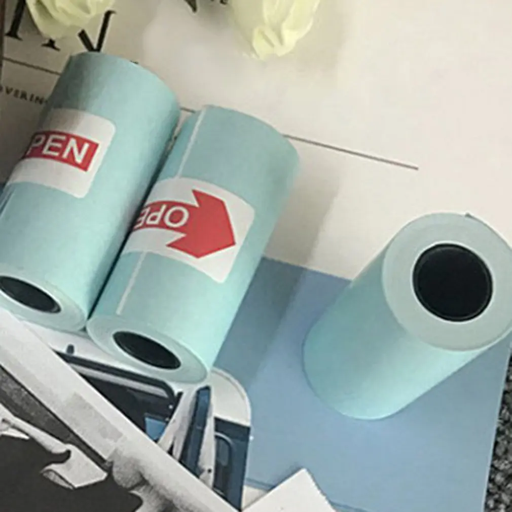3 Roll/SET Thermal Paper Printable Sticker Self Adhesive Photo Paper Roll For Paperang Paper Photo Paper Mini Portable Printer