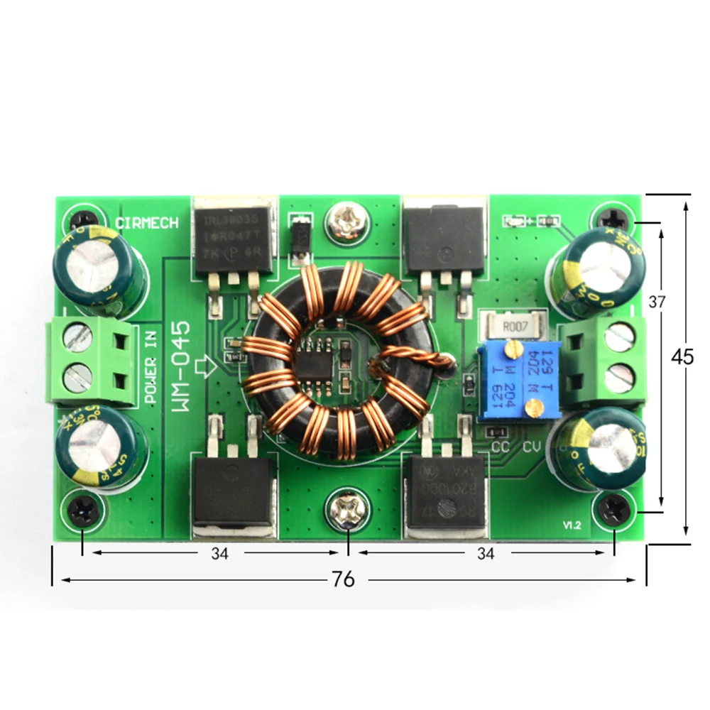 DC-DC Booster Power Supply Module Step Down Module CC CV Step Up Converter Step-up Board MAX output 30V 10A