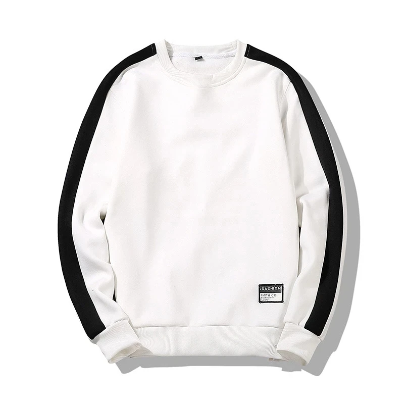 

Men Hoodie Casual Nice Autumn Hip Hop Streetwear Men Pullover Sweatshirts O-Neck Brand Solid Color Letter Printing Hoodies Male