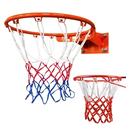 Durable Standard Size Thread Sports Basketball Hoop Mesh Net Backboard Rim Balls Pum Basketball Accessories