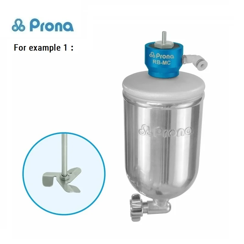 Prona RB-MC Mini Type Agitator,RB-MN 1/16HP Fixation Type Agitator,Pneumatic Paint Mixer Stirrer Tool Series,Air Power Supply