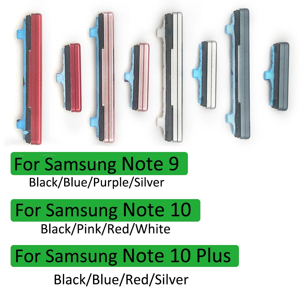 New For Samsung Note 9 10 Plus  Power Button + Volume Side Key