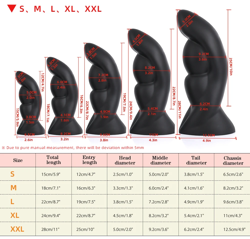 Large Anal Sex Toys Huge Size Butt Plugs Prostate Massage For Men Female Anus Expansion Stimulator Big Anal Beads 18+