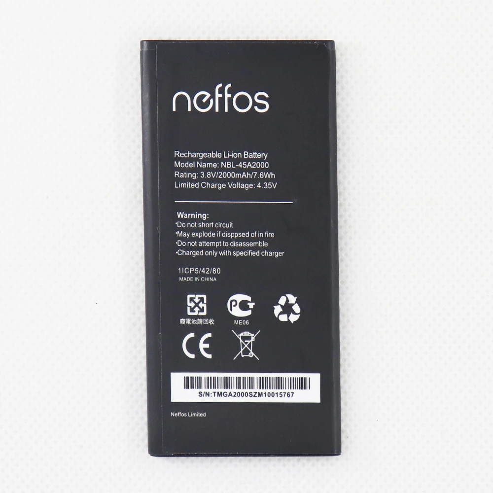 

NBL-45A2000 2000mAh Battery For TP-Link neffos C5L TP601A B C E Phone