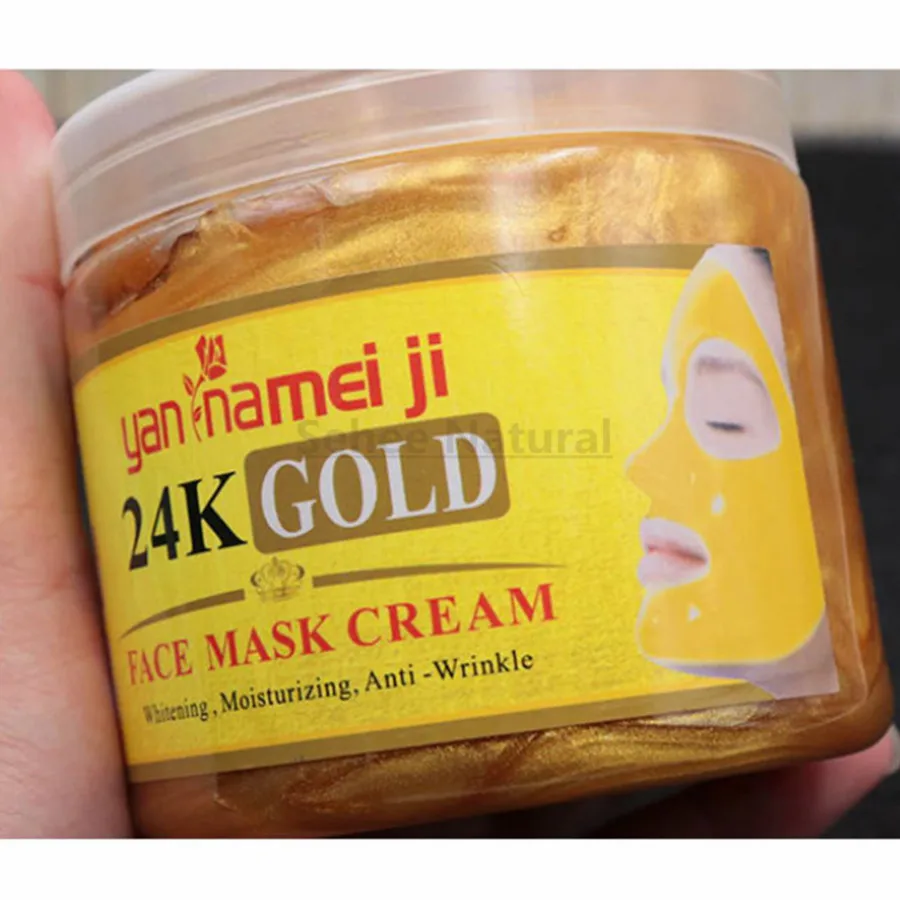 

24K Gold Mask Gel Paste Brightening Skin Wrinkle Firming Moisturizing Skin Care Mask Beauty Salon 400g