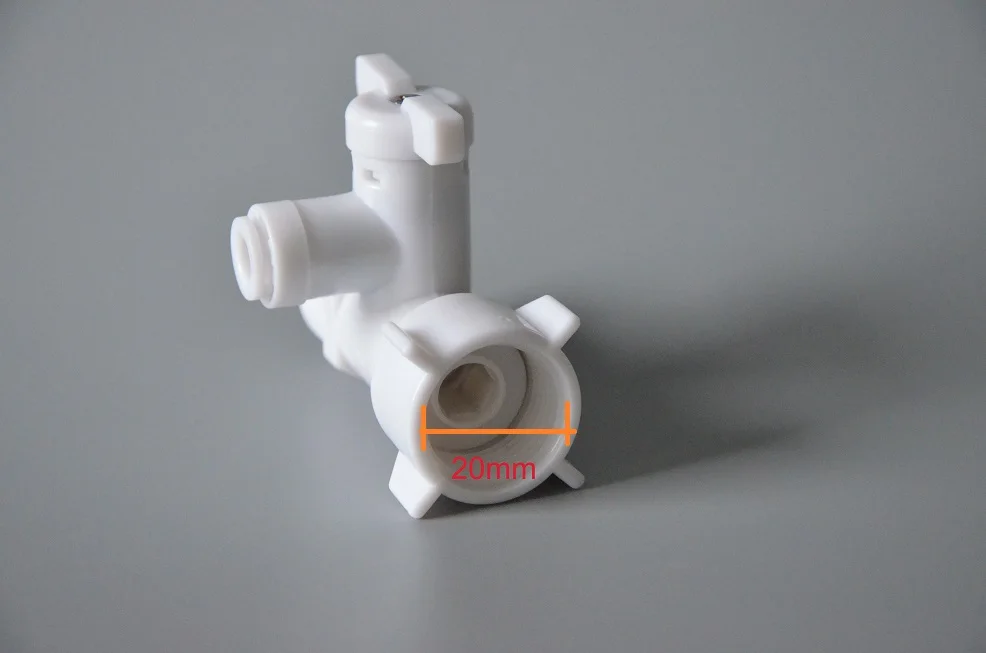 พลาสติก 6.5 มม.วาล์วอะแดปเตอร์ Joint น้ำ diverter,SLIP-Lock Connector/ท่ออุปกรณ์เชื่อมต่อ, ข้อต่อท่อวาล์ว