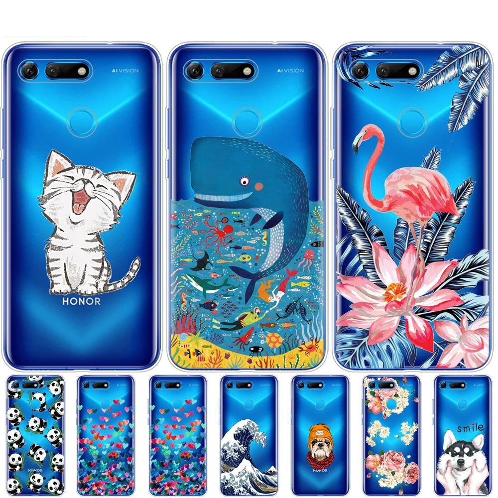 Case For Huawei Honor View 20 V20 Case TPU Funda Soft Silicon Cover For Honor V20 Capa Cover Full 360 Protective Shell