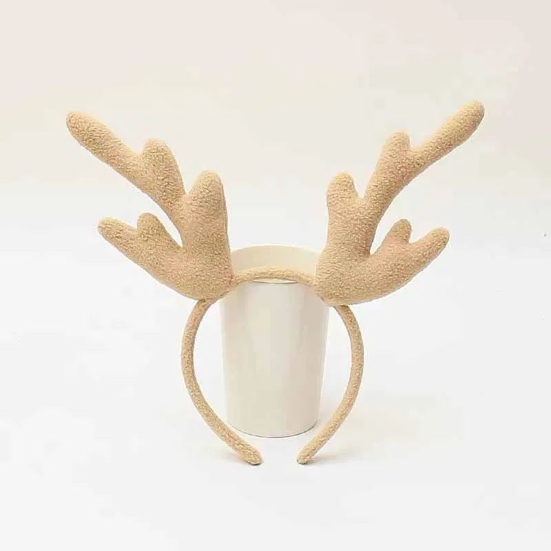 Antler Headband Cute Sennu Department Of Fairy Beauty Exaggerated COS Photo Headband Holiday Santa Elk Hair Clip Girl