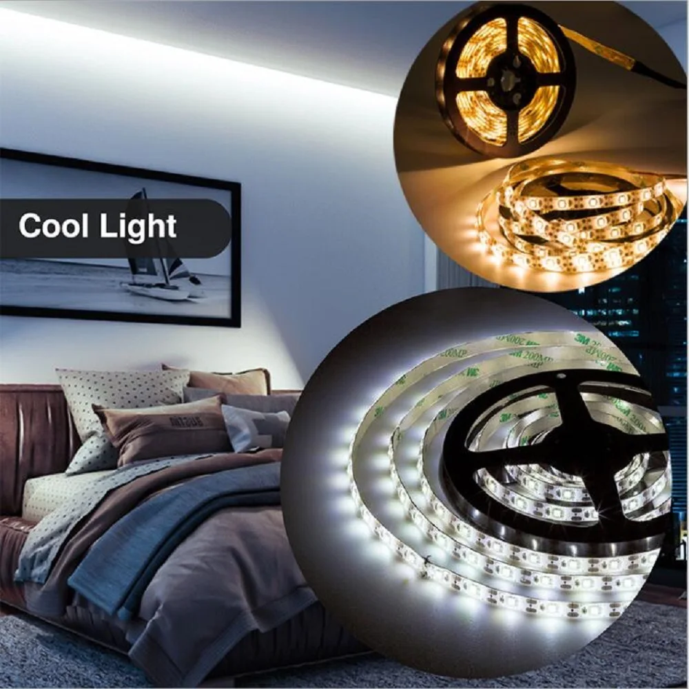 USB Dimmerable Wall Light Lamp DC 5V SMD 2835 LED Strip Light With RF Remote IP21 IP65 Waterproof 3528 Flexible Tape Night Lamp