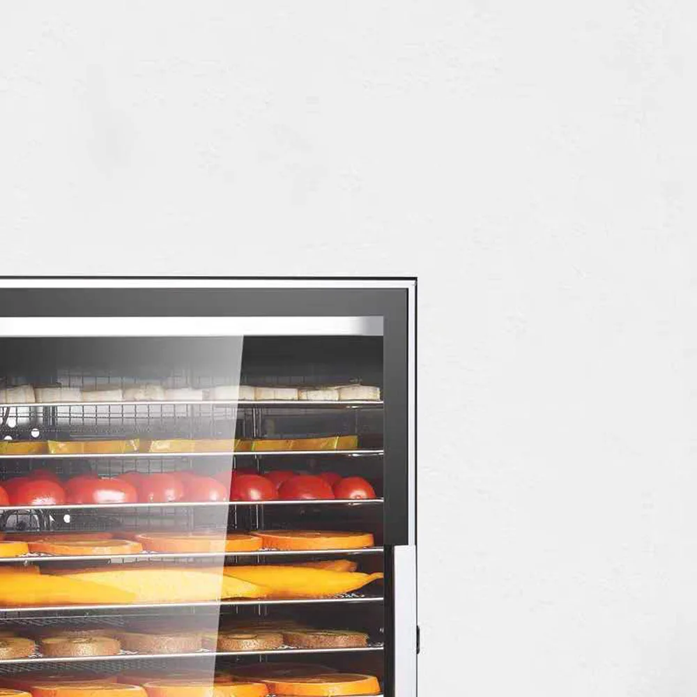 Essiccatore di frutta a 12 strati per disidratatore di alimenti per verdure verdure commerciali snack per animali domestici asciugatrice robot da cucina