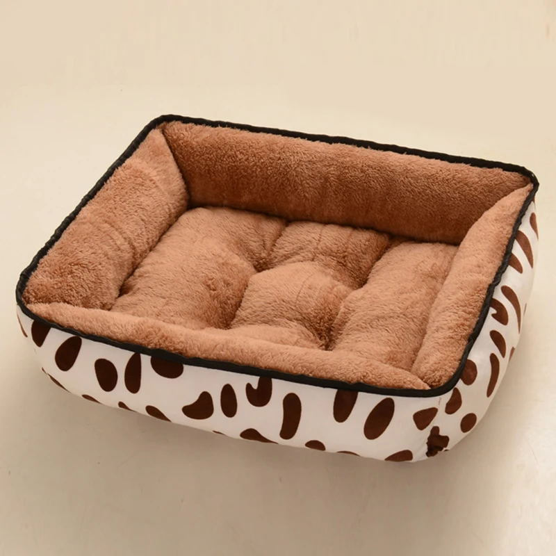 70cm Dog Bed for Small Medium Dogs Cushion Soft Cotton Winter Basket Warm Sofa House Washable Bed Dog Accessories Pet Supplies