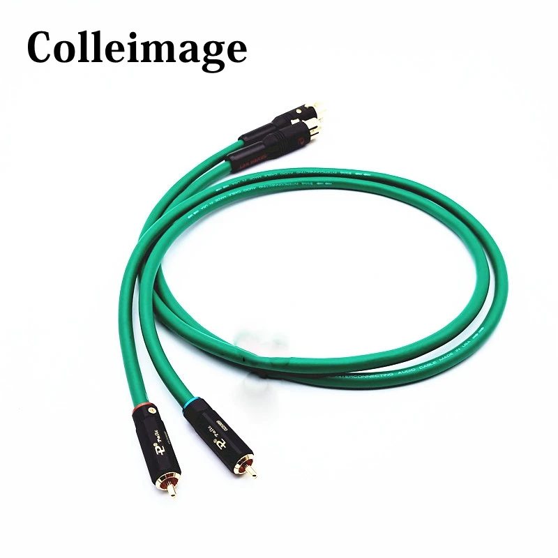 High Quality  2328 Pure Copper RCA to XLR Balanced socket plug  Amplifier CD DVD player Speaker RCA interconnect cable