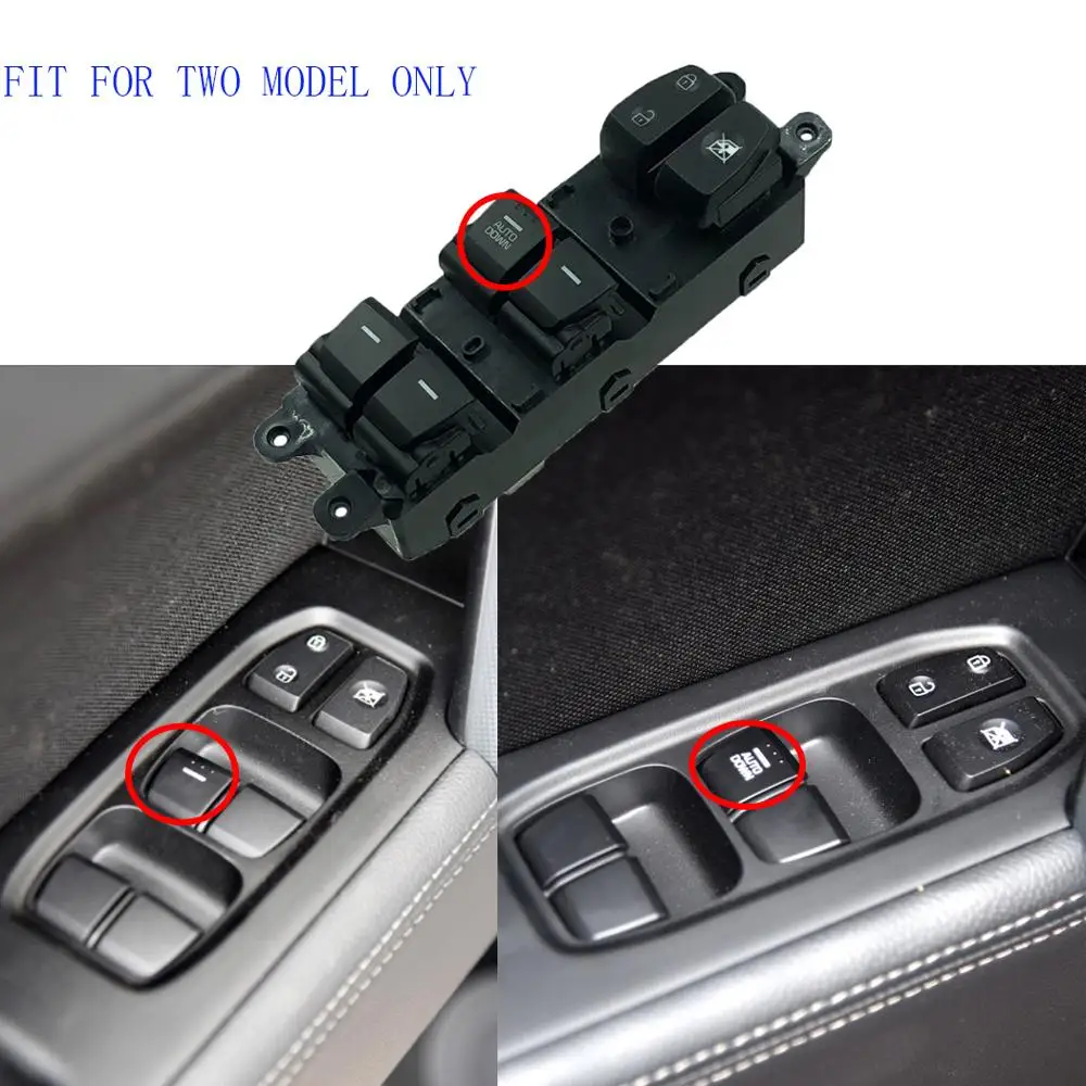 ESIRSUN Window Front Left Master Lifter Control Switch Fit For Hyundai IX25 Creta  ,93570-C91004X,93570C91004X