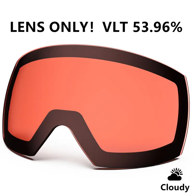 Maxjuli Ski Goggles Only Lens Winter Snow Sports with Anti-fog for Men Women Youth Skiing Skating mask ONLY LENS FOR M6 - Image 11
