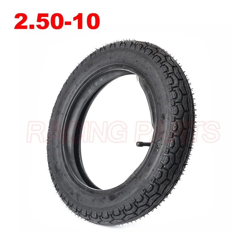 Rueda delantera exterior del Tyre  2.50-10 dientes profundamente 10 pulgadas suciedad pit bike moto off road uso Guang