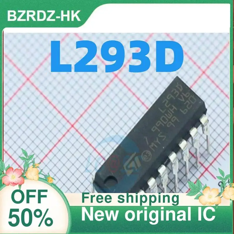 10PCS L293D  DIP-16 New original IC