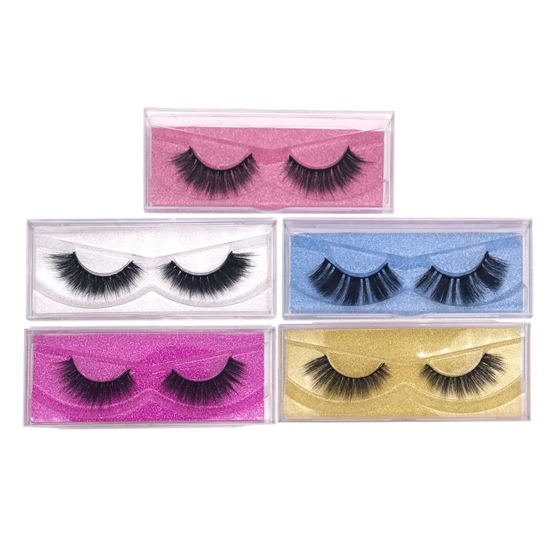 25mm Long Lashes 100% Real Mink Eyelashes Soft Fluffy 3D Extensions Lash Natural Bushy Eyelash Wholesale Items Makeup Sets