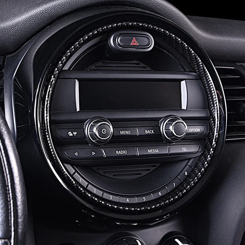 

Car Central Control Navigation Screen Decoration Ring For MINI COOPER S F54 F55 F56 F57 F60 Car Accessories Interior Sticker