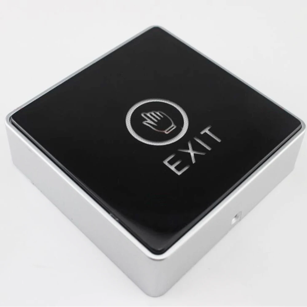 

Contactless Bule Backlight Infrared Door Release Exit Button Touch Release Push Switch for Access Control System