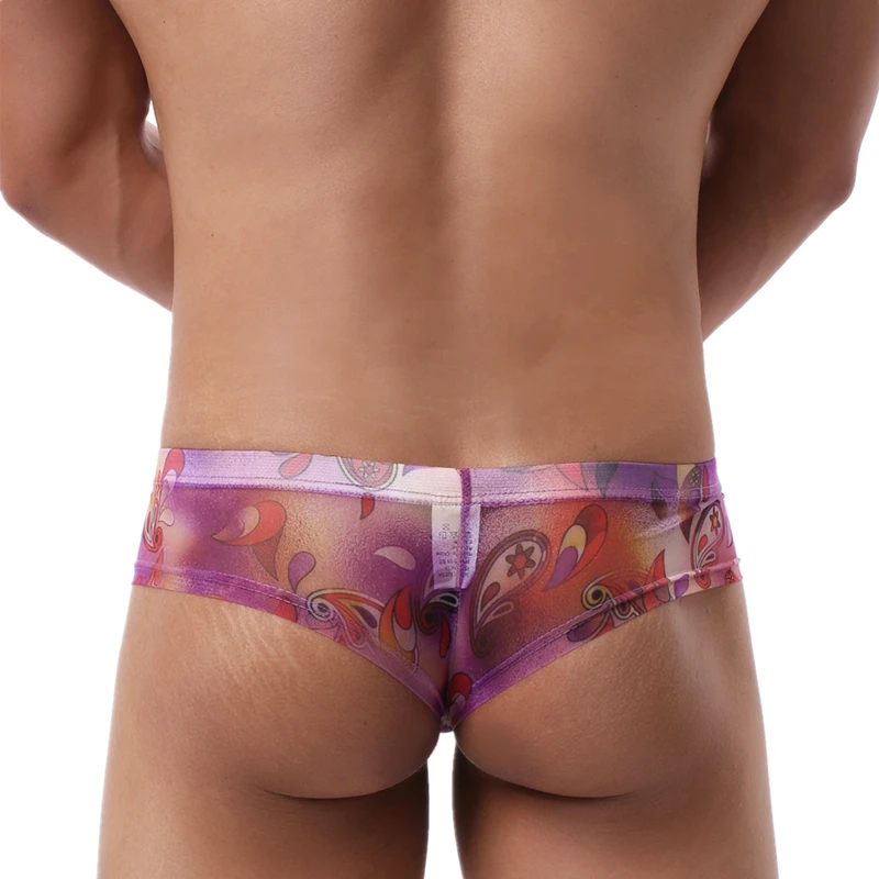 Sexy Boxer Shorts Underpants Mannen Translucent Boxers Ondergoed U Pouch Ademende Mannen Slipje Lage Taille Hombre Boxershorts