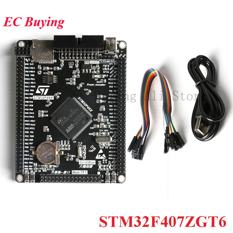 STM32F407ZGT6 Development Board Chip STM32 F407ZGT6 Cortex-M4 STM32F4 STM32F407 Core ARM Demo Board Microcontroller Cortex M4