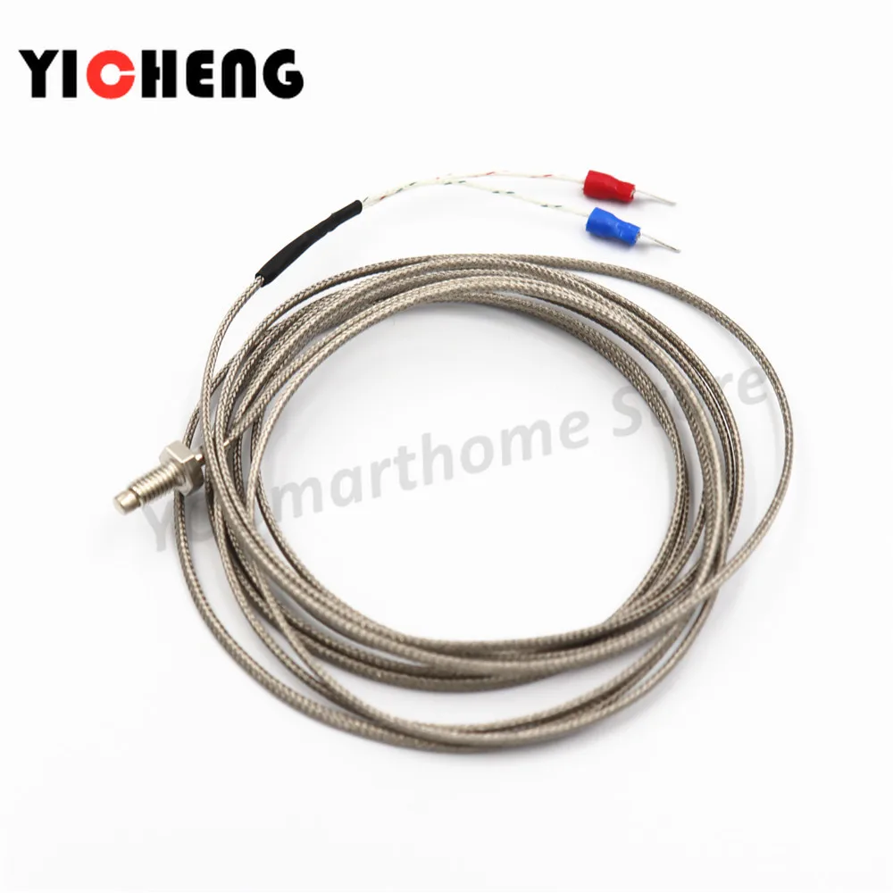 3M /4M / K / E screw type M6 / M8 thermocouple control screw probe temperature controller 0-400C/ 0-800C sensor probe