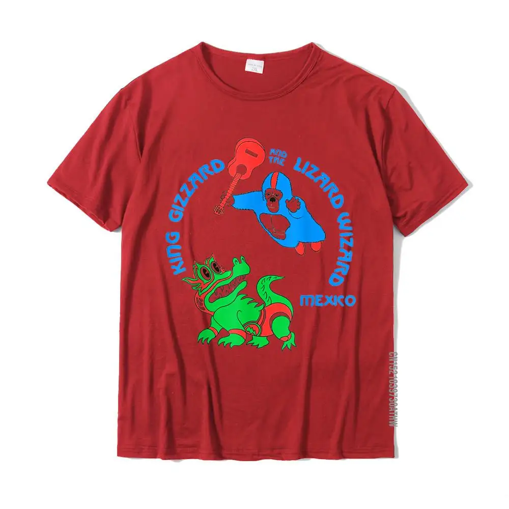 King Funny Gizzard The Lizard Gift Wizard T-Shirt Funny Normal Tops & Tees Cotton T Shirt For Men Funny