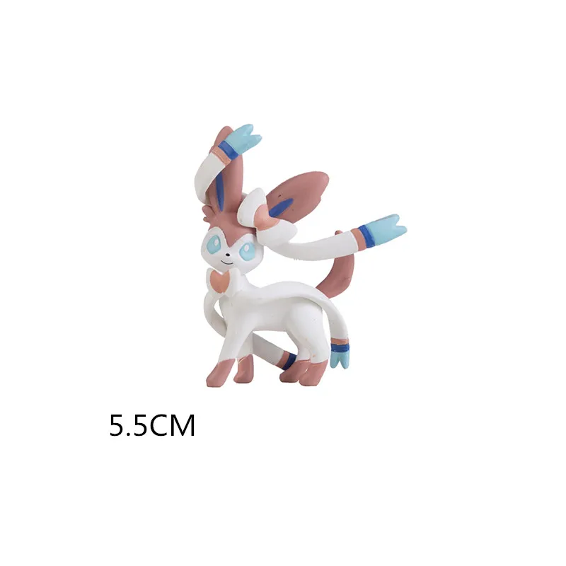 New 3-8CM Pokemon Hot Cartoons Movie  Anime Figure Pikachu Vulpix  Eevee Venusaur Collection Pet Action Model Toys Gifts