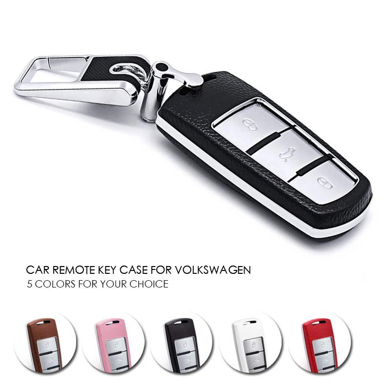 

Кожаный чехол для VW Magotan Smart Key Passat B6 B7 CC 3BT 4B