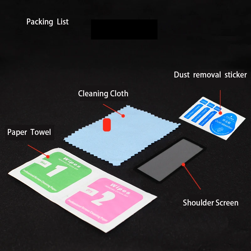 BIZOE SLR 카메라 숄더 스크린 필름, 니콘 D750, D810, D7100, D7200, D7500, D500, D850 용, 강화 유리 보호 필름 액세서리