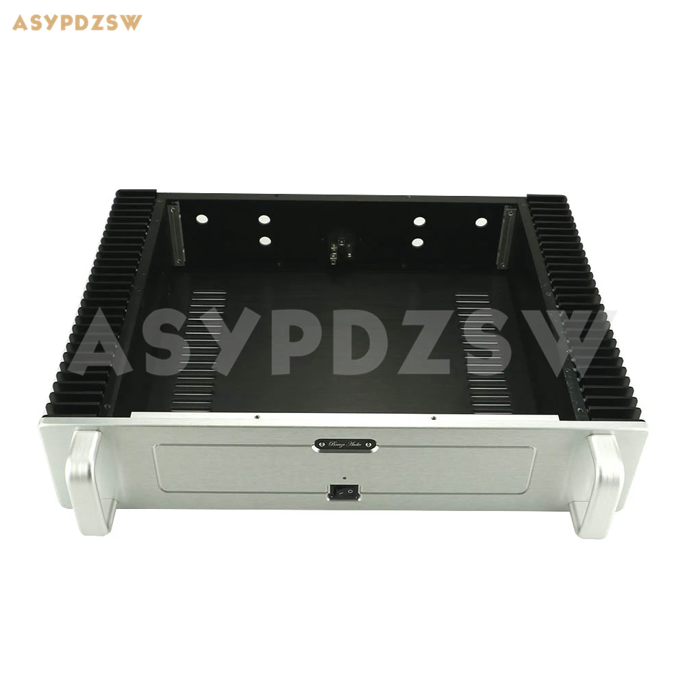 BZ4309 Aluminum power amplifier chassis Class A AMP box two heatsink With handle