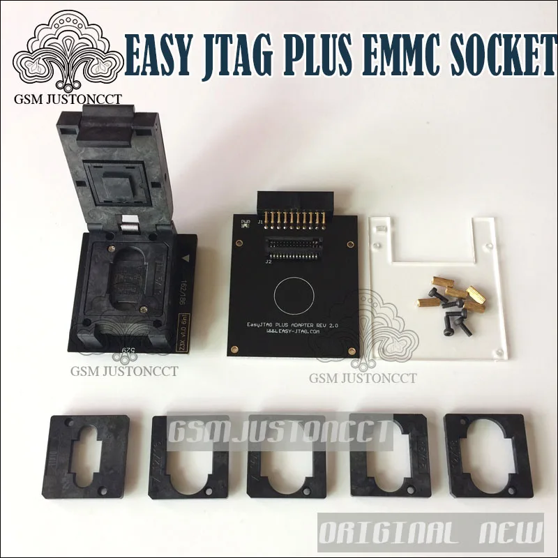 Nieuwe Versie Volledige Set Gemakkelijk Jtag Plus Doos Easy-Jtag Plus Doos + Emmc Socket + Nand Socket