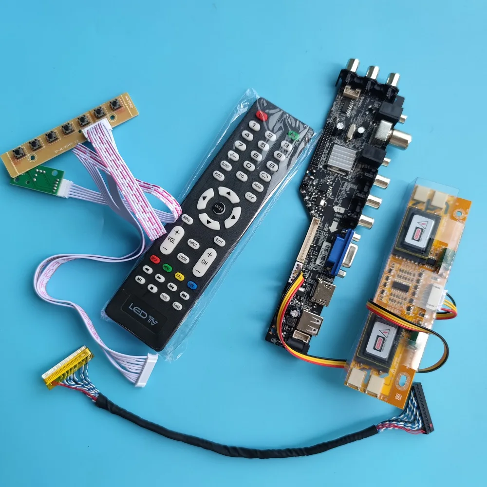 

Kit For LTM230HT01 1920x1080 controller digital LED USB HDMI-compatible panel monitor VGA AV TV DVB-T DVB-T2 remote board driver