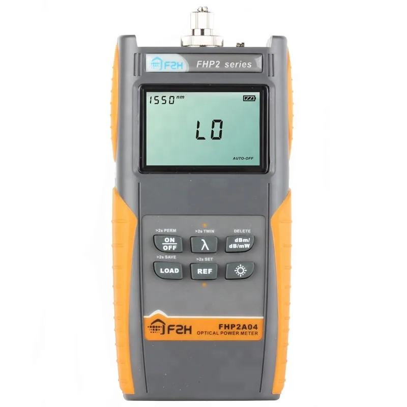 Grandway Original FHP-2A04 Optical Power meter ,800~1700nm With Carrying Bag -70~+10dBm,USB port, data storage