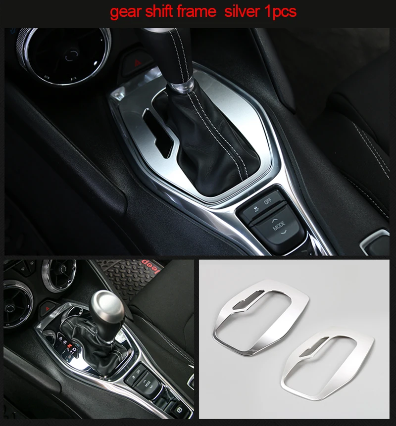 

For Chevrolet Camaro Bumblebee 2017-2020 chrome Gear shift frame bright color 1pc