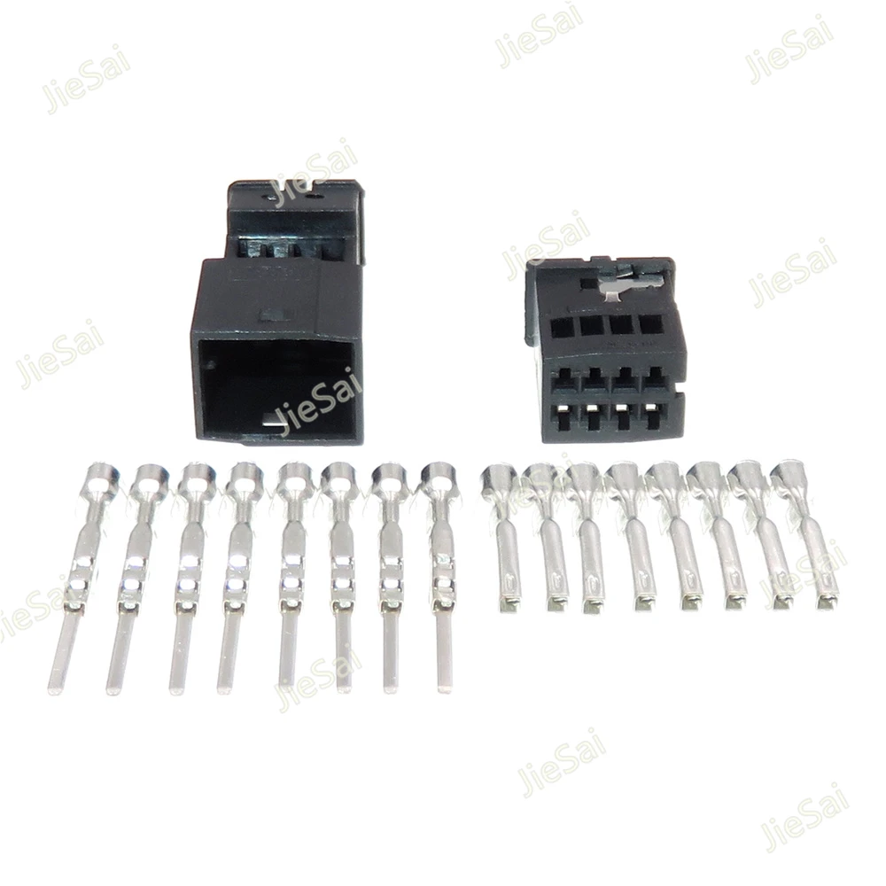 8 Pin Auto Socket  8K0971834 8K0971833 1.2 Series 1719566-1 1719564-1Wire Cable Harness Male Female Unsealed Connector